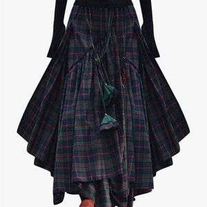 Plaid Renaissance Skirt